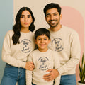 Synchronized Style for Explorers - Time to Travel Burly Wood Sweartshirt