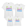 Summer Vibes Family Vacation Travel Tshirts