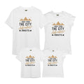 Away from the City Adventure Awaits Printed Family Vacation TShirts