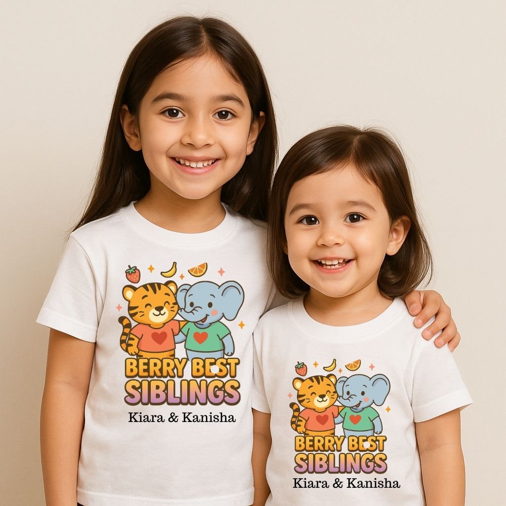 Rakshabandhan Gift 2025 Idea - Berry Best Siblings Tees