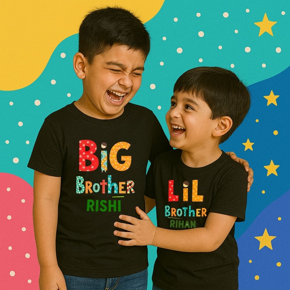 Color Pop Tees – Rakhi Gifts Online for Brother & Sister Duo