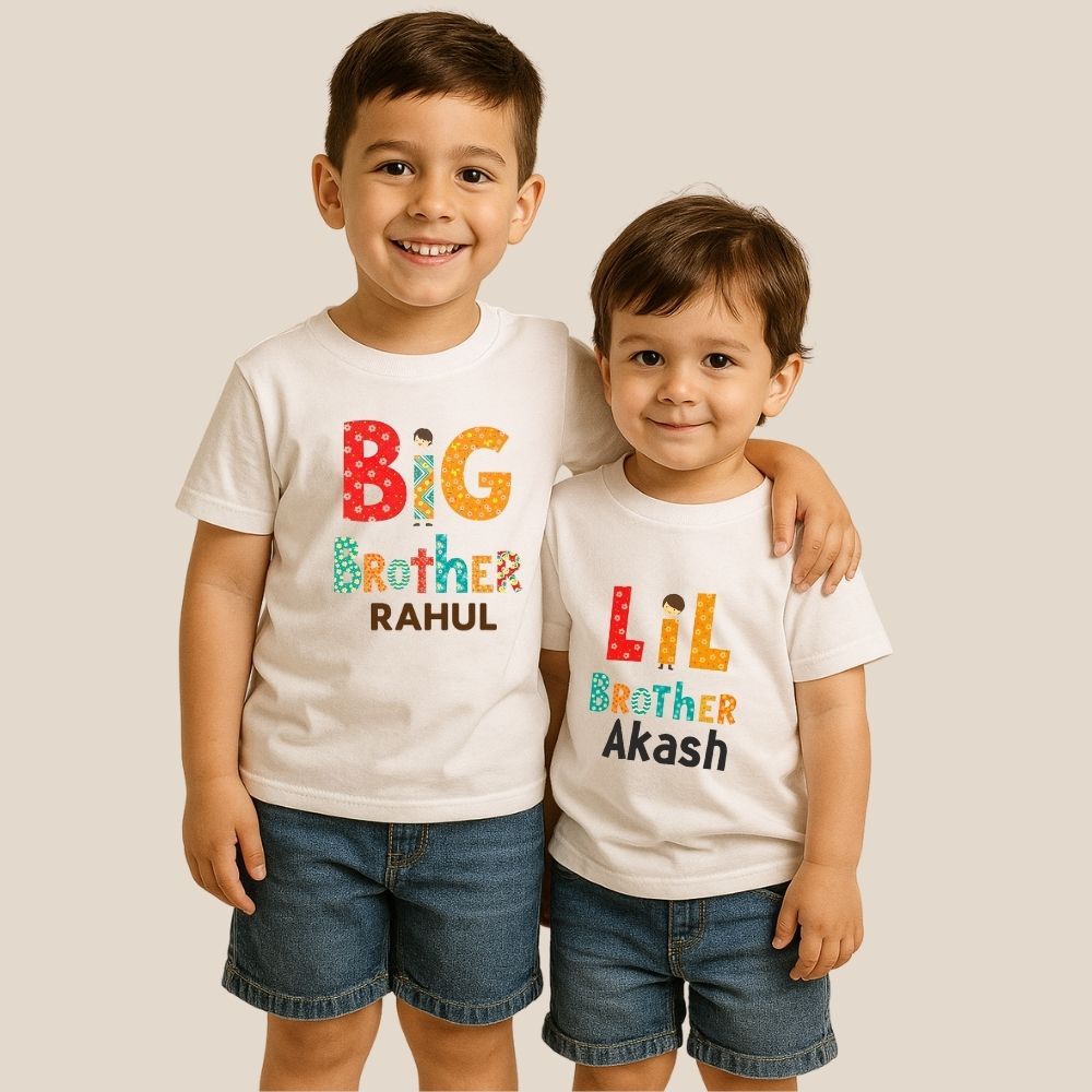 Color Pop Tees – Rakhi Gifts Online for Brother & Sister Duo