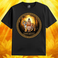 Saranam Ayyappa Tamil Devotional Tee - Lord Ayyappa & Tiger T-Shirt