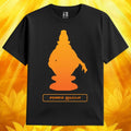Lord Ayyappa Sabarimala Silhouette T-Shirt | “Saranam Ayyappa” Tamil Devotional Black Cotton Tee