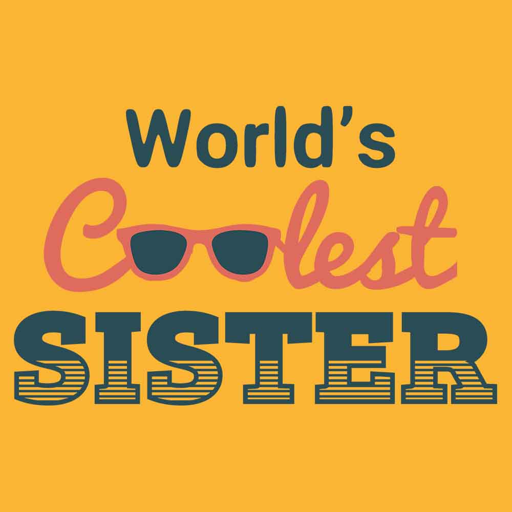 Rakhi 2025 Gift – World's Coolest Siblings Matching T-Shirts