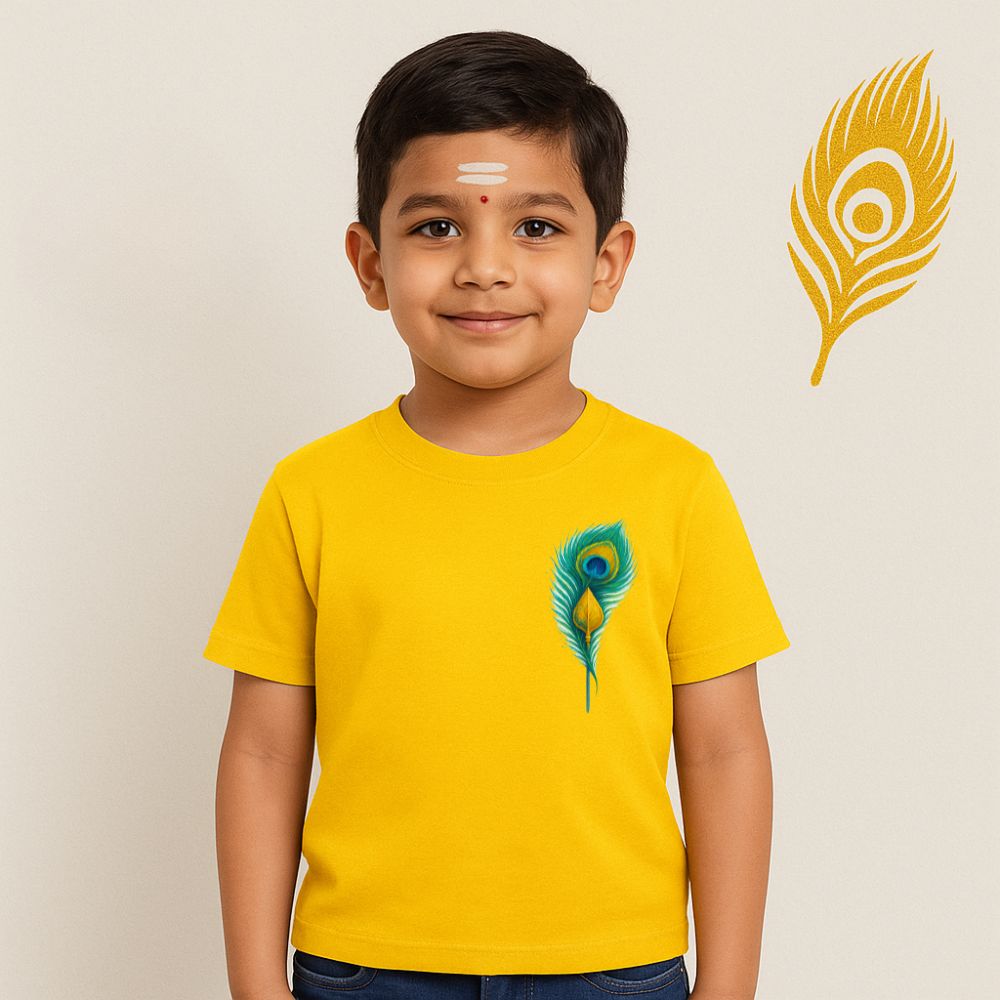 Peacock Feather and Vel Fusion Muruga Tshirts