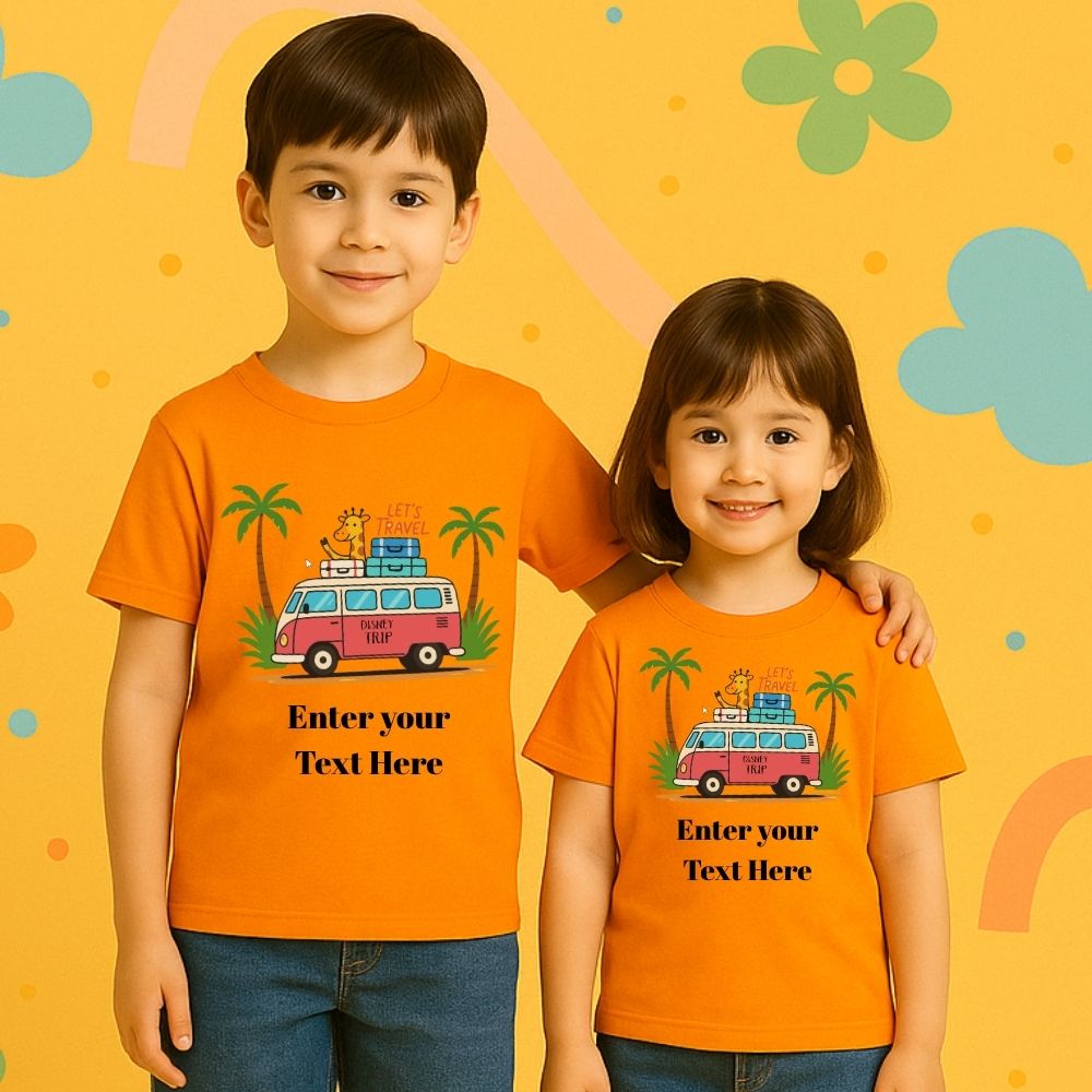 Travel Tees for Brother and Sister Tiny Tourists - Rakshabandhan Gift for Kids