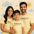 Custom F.A.M.I.L.Y T-Shirts – Personalized Matching Set for Modern Families