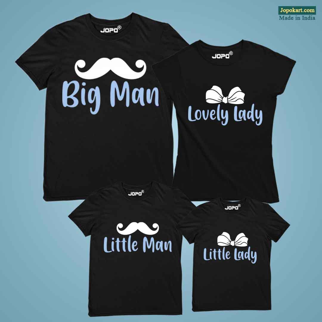 Big Man, Little Man Lady, Lovely Lady, Theme family twinning dress