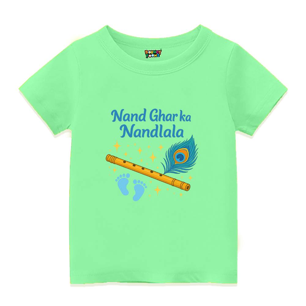 Nand Ghar ka Nandlala Krishna Baby T-Shirt