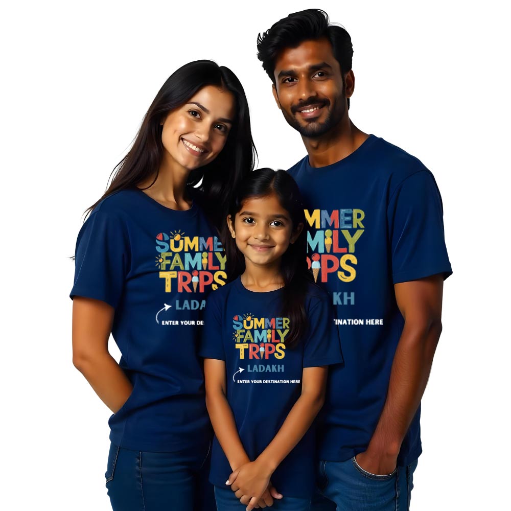 Summer Family Trips Matching Family TSHIRTS