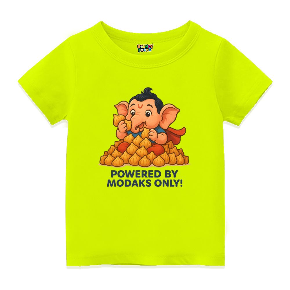 Modak Mode: Always ON! - Too Sweet to Handle Kids Tshirt