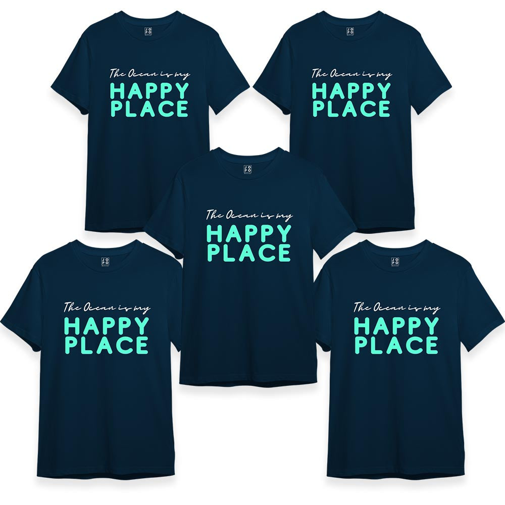 Ocean is my Happy Place - Group Vacation Tshirts