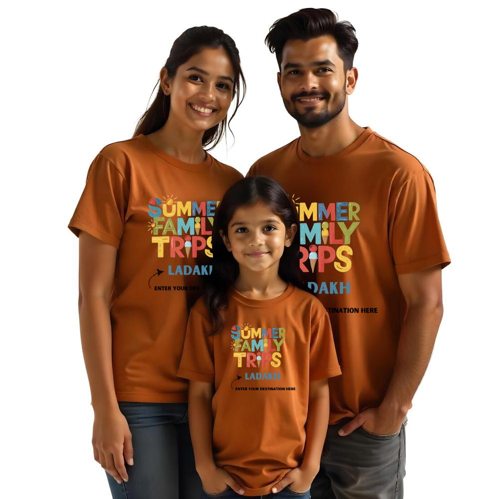 Summer Family Trips Matching Family TSHIRTS
