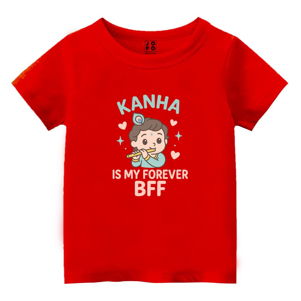 Kanha Is My Forever BFF – Krishna T-Shirt for Kids