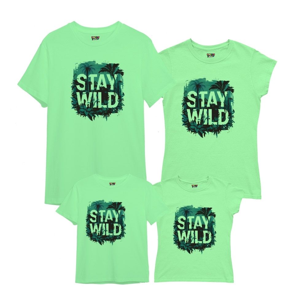 Stay Wild Matching Family Tshirts