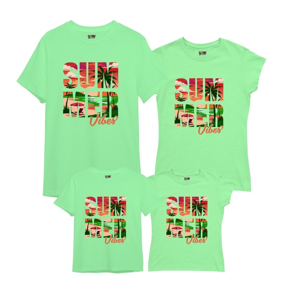 Summer Vibes Family Vaction Tshirts