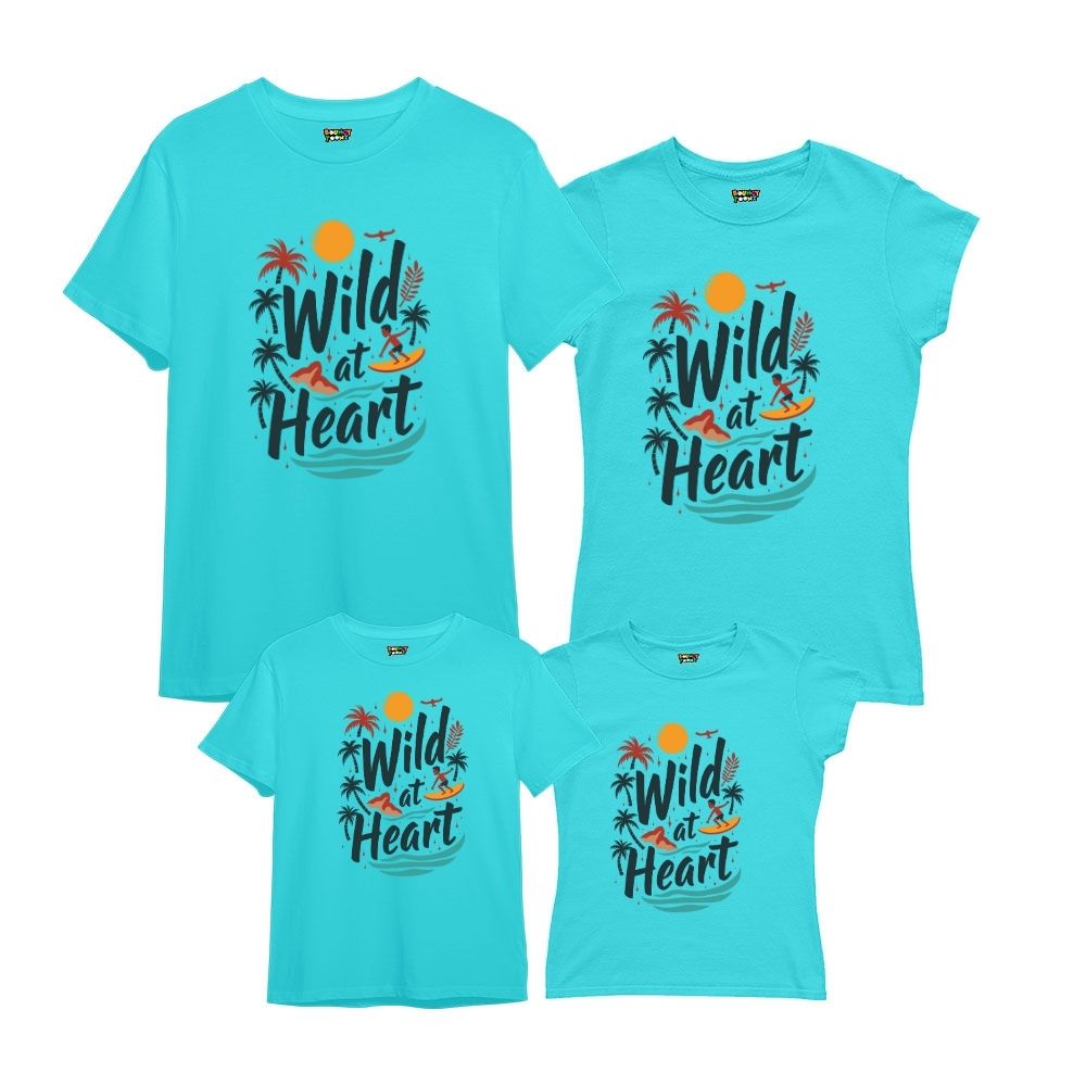 Wild at Heart Matching Family Tshirts