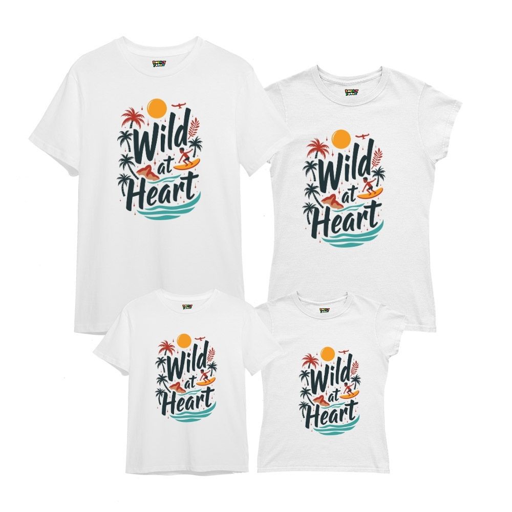 Wild at Heart Matching Family Tshirts