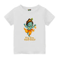 Tiny Toes, Giant Grace – Baby Krishna Kids T-Shirt