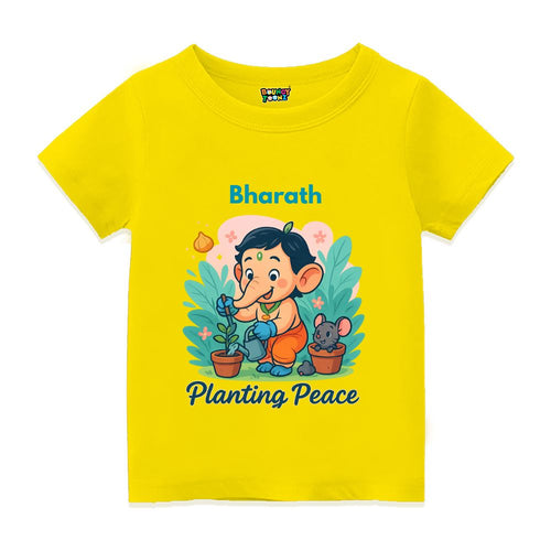 Bala Ganesha – Little Gardener of Nature Watering Love, Growing Blessings