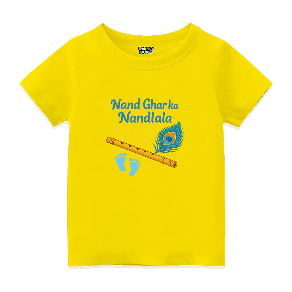 Nand Ghar ka Nandlala Krishna Baby T-Shirt