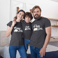 Papa, Mama, Baby Bear Matching Family T-Shirts Set of 3, 4, 5 for Dad, Mom Daughter and Son