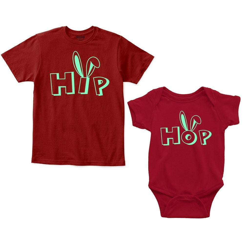 Hip Hop Sibling Romper With Tshirt