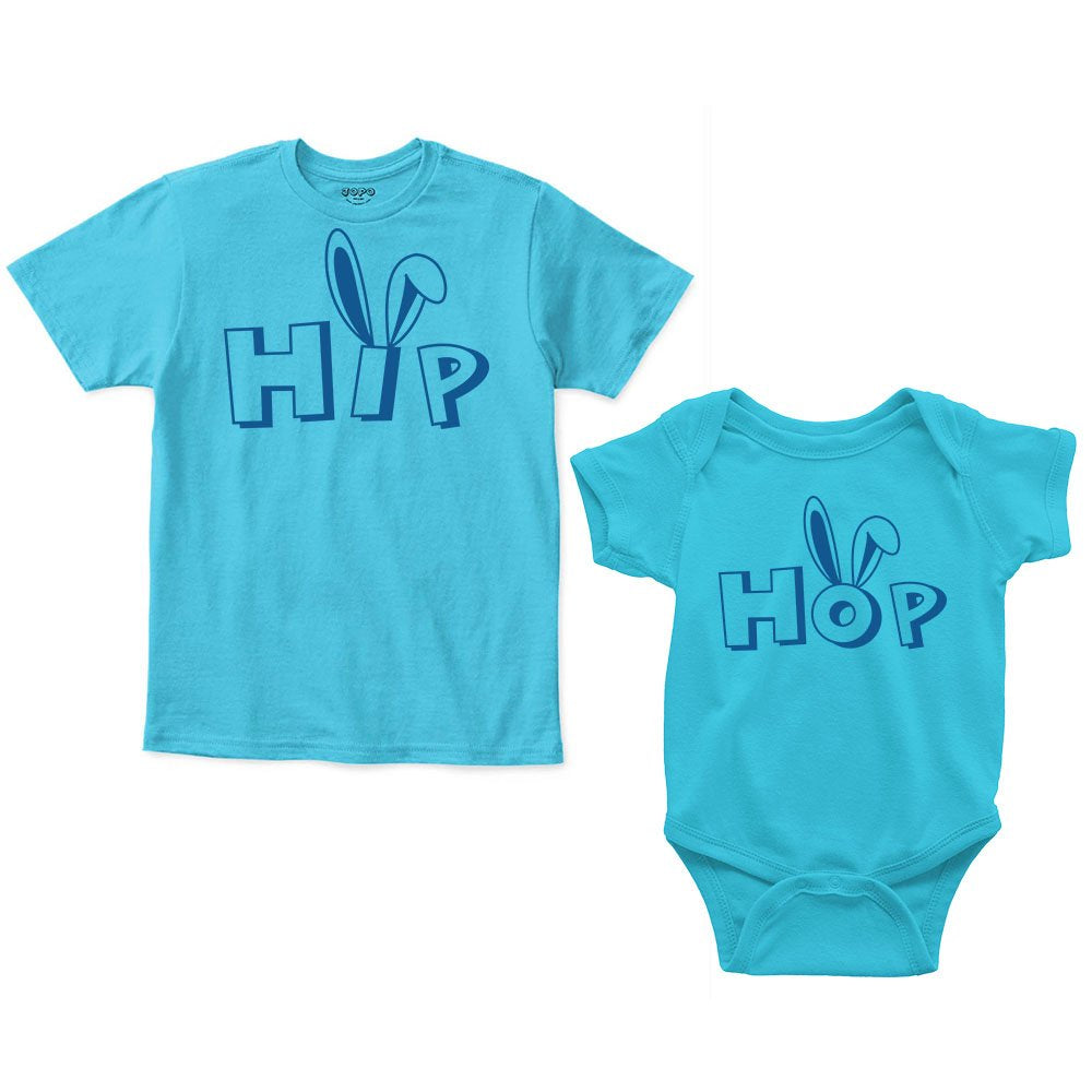 Hip Hop Sibling Romper With Tshirt