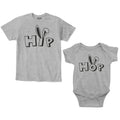 Hip Hop Sibling Romper With Tshirt