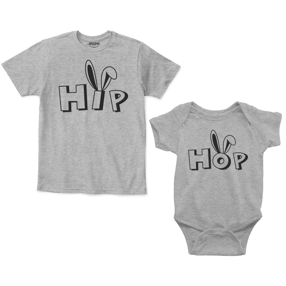 Hip Hop Sibling Romper With Tshirt