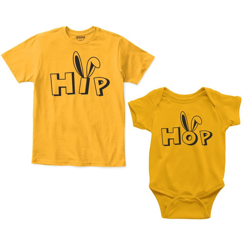 Hip Hop Sibling Romper With Tshirt