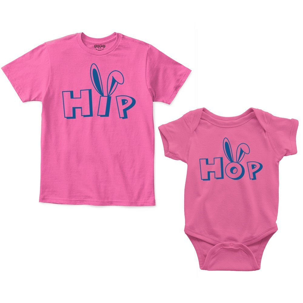 Hip Hop Sibling Romper With Tshirt