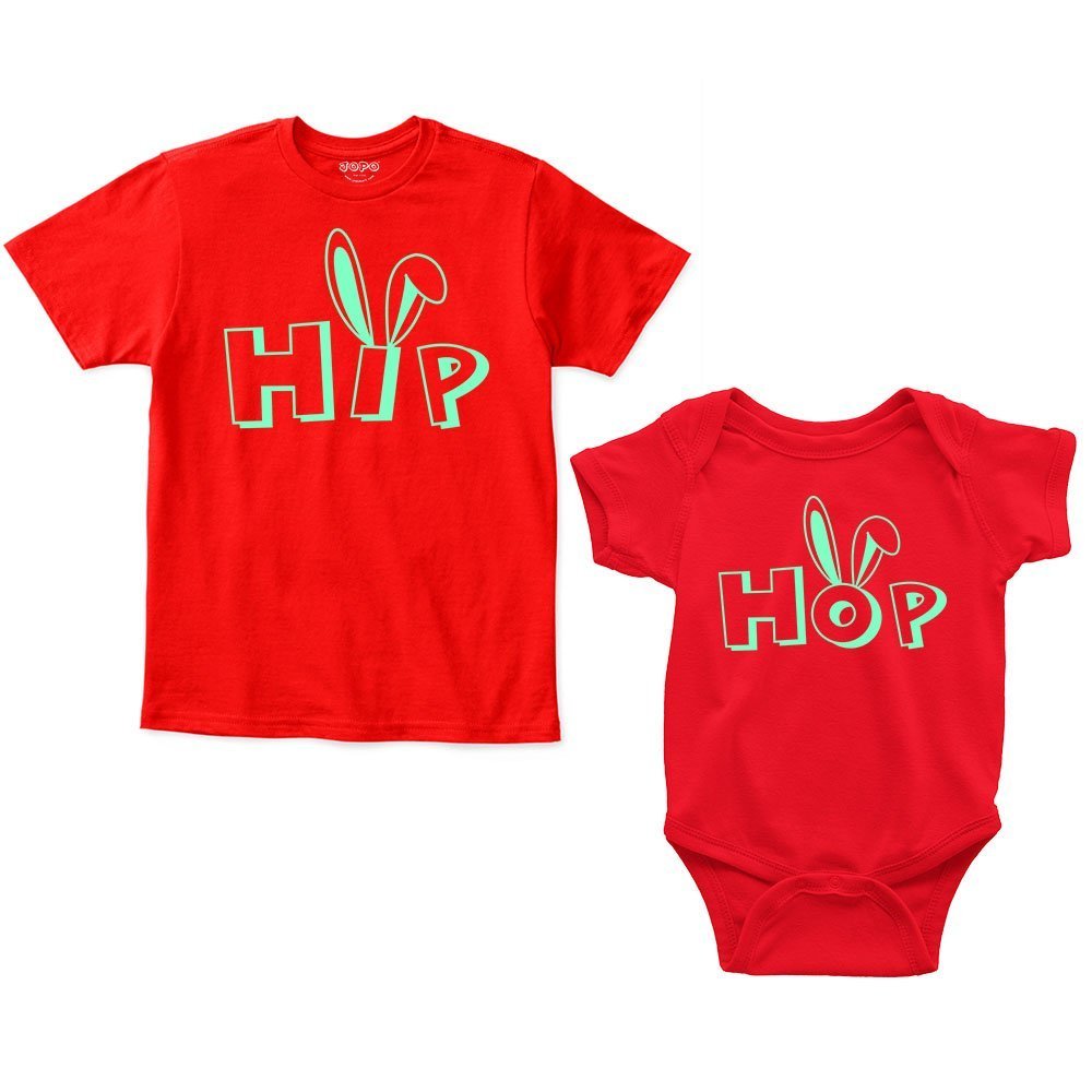 Hip Hop Sibling Romper With Tshirt
