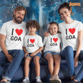 Customized Vacation Place Destination Name Matching Family T-Shirts Set of 3, 4, 5 & 6