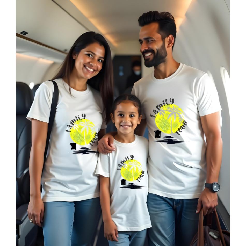 Family Vacation Matching Tshirts for Family Outings and Photoshoots
