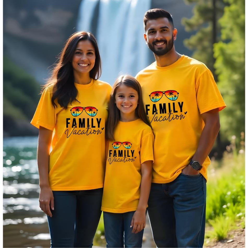 Family Vacation Matching Famiy Tshirts for Vacation and Family
