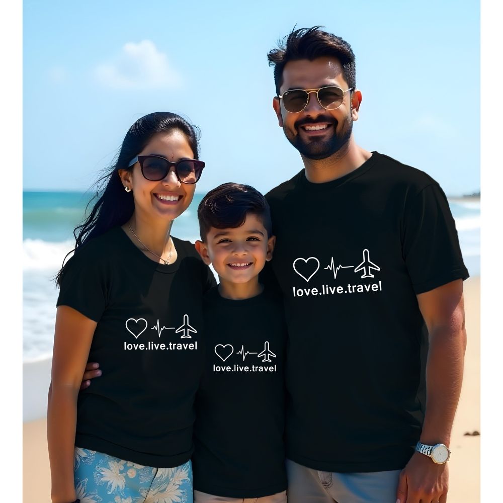 Love Live Travel Family Vacation Tshirts