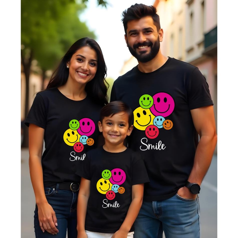 Smile Theme Family T-Shirts