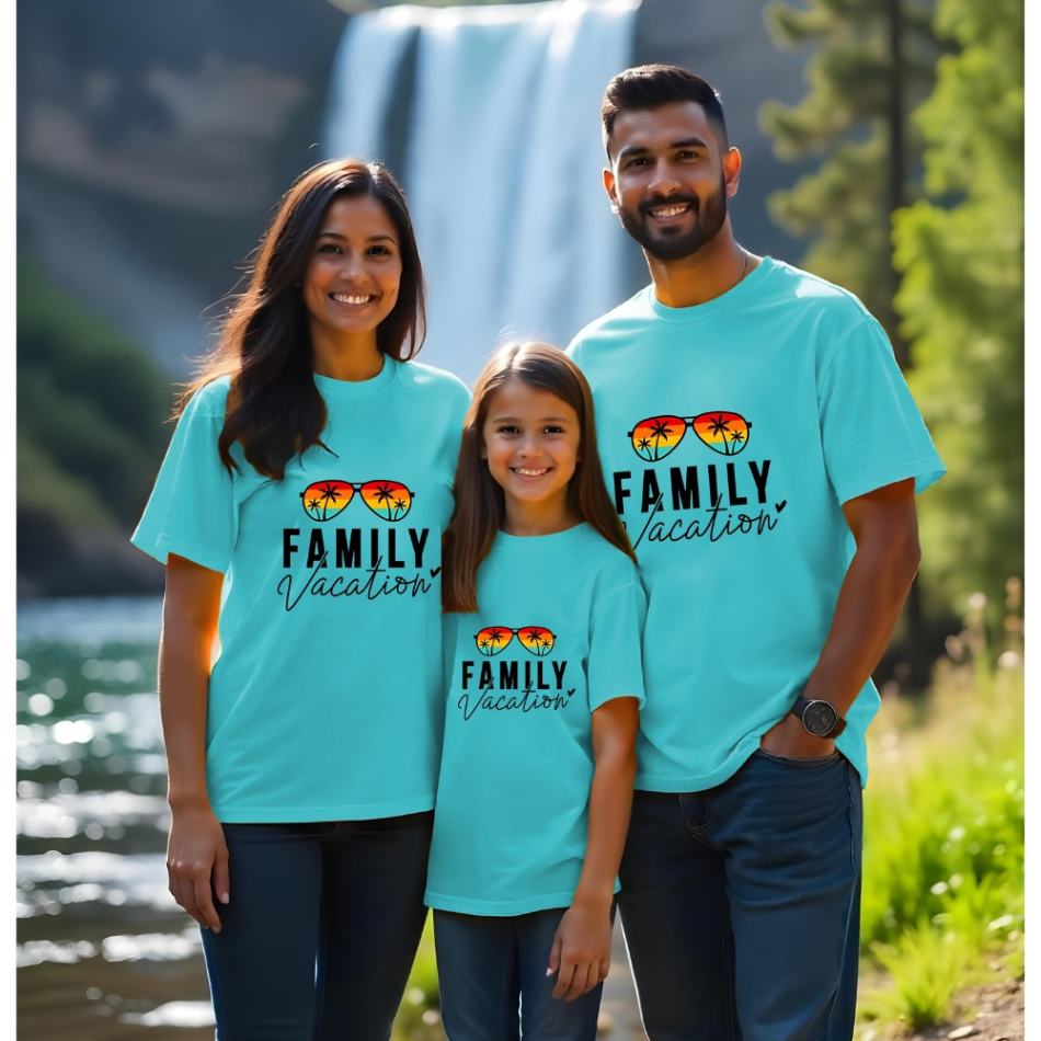 Family Vacation Matching Famiy Tshirts for Vacation and Family
