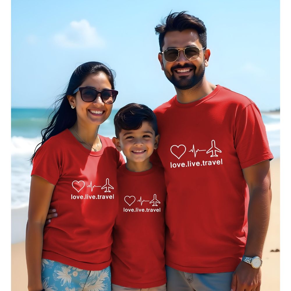 Love Live Travel Family Vacation Tshirts