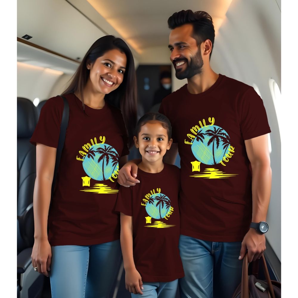 Family Vacation Matching Tshirts for Family Outings and Photoshoots