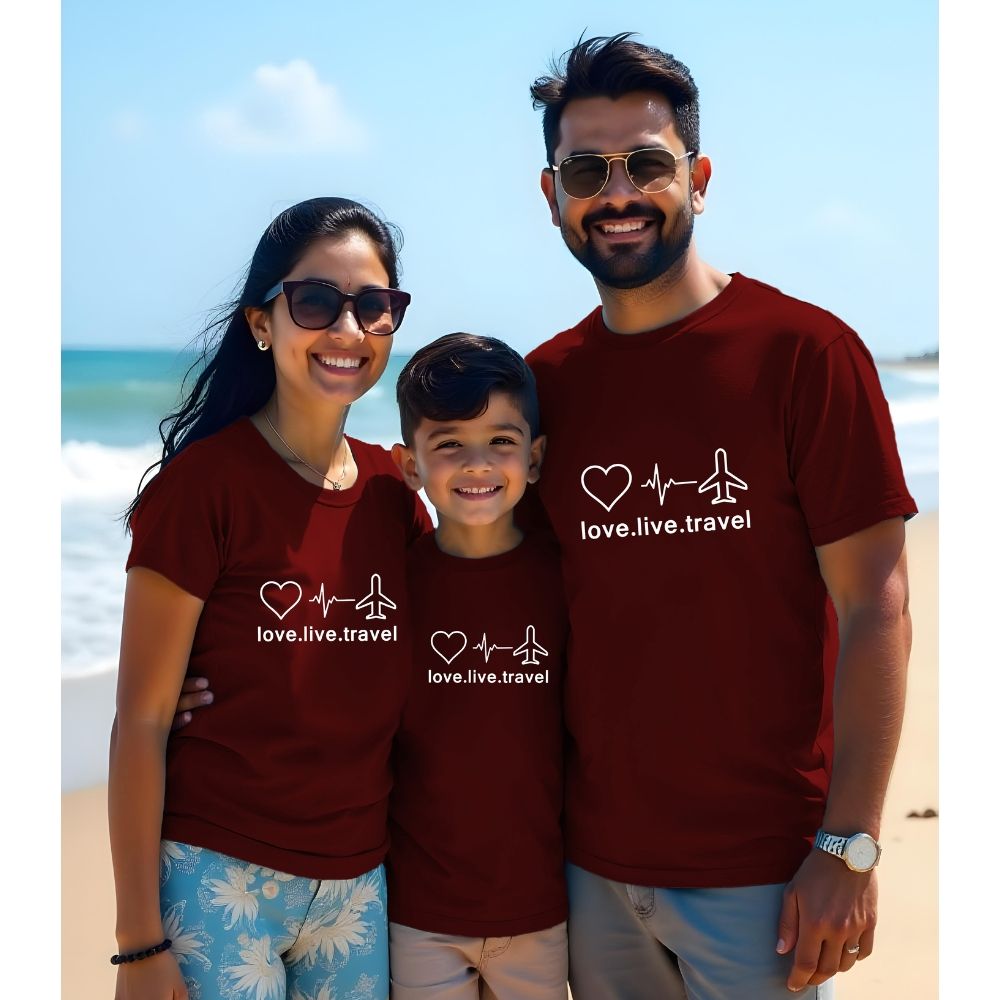 Love Live Travel Family Vacation Tshirts