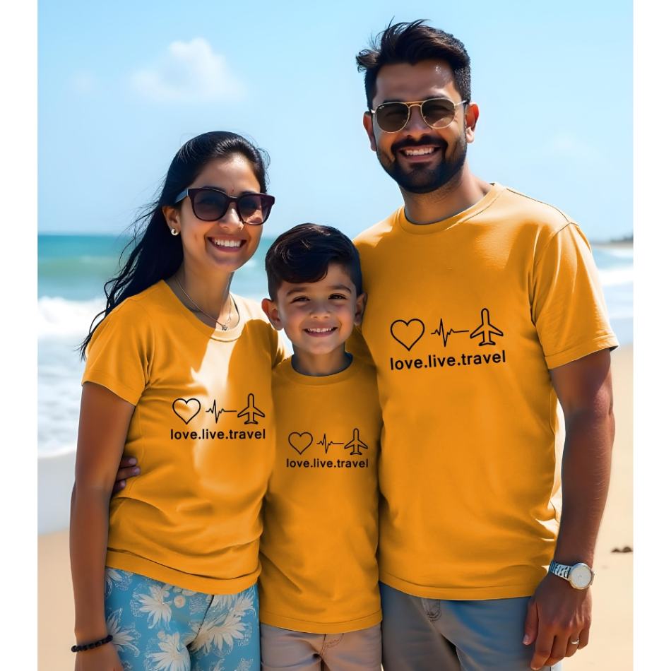 Love Live Travel Family Vacation Tshirts