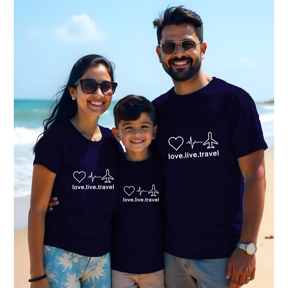 Love Live Travel Family Vacation Tshirts