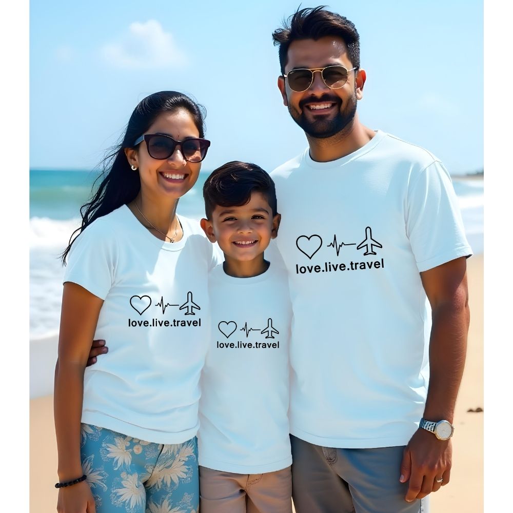 Love Live Travel Family Vacation Tshirts