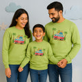 Let’s Travel: Giraffe Squad on the Go! - Kiwi Green Family Sweatshirts