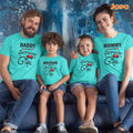 Birthday Girl Family T-Shirts Set of 4 for Mom, Dad, Son & Daughter