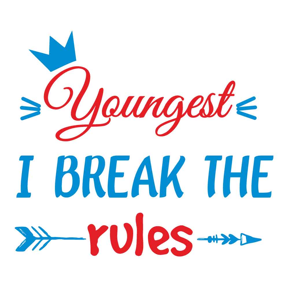 Rule Maker Rule Breaker Sibling T-shirts